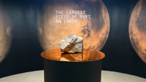 Le morceau de Mars « incroyablement rare » – le plus grand jamais découvert sur Terre – a été vendu pour 4,3 millions de dollars lors d'une vente aux enchères à New York mercredi.